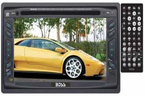 Boss BV9055 Audio Double DIN 6.2quot TFT-LCD Monitor with DVD, CD, MP3 Receiver