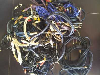 Box of AV Cables