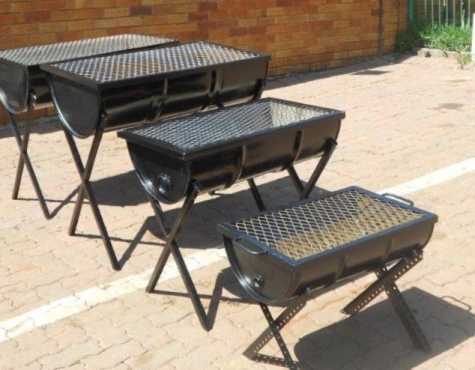 Braai stands - large and small half drum braais from R450 each