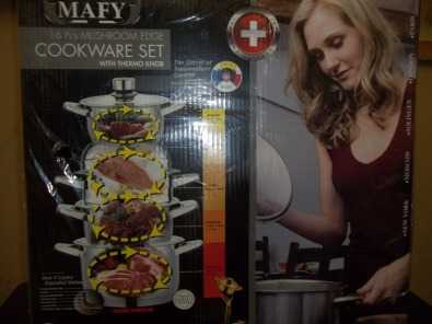 brand new 16pc MAFY pot set