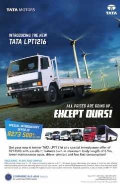 Brand New 2016 TaTa LPT 1216