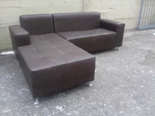 brand new daybed leather corner lounge suite