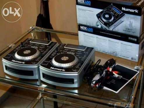 Brand New In Box Numark NDX 400 CDJs with all cables included for sale