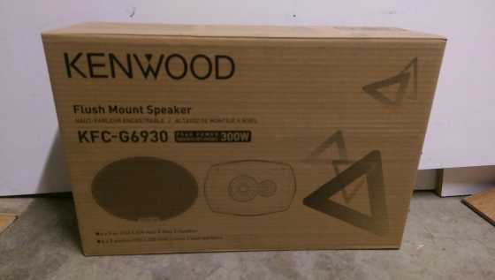 Brand New Kenwood 6x9039s and coaxial speakers