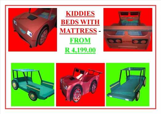 Brand New Kiddies Beds With Mattress For Sale From R 4,199.00