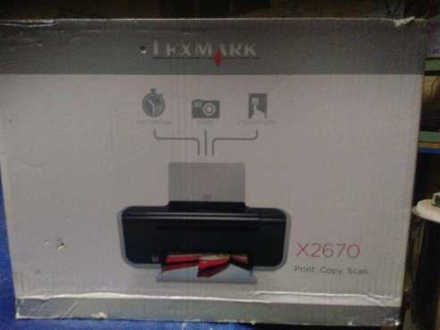 Brand new Lexmark X2670 Printer, Copier and Scanner