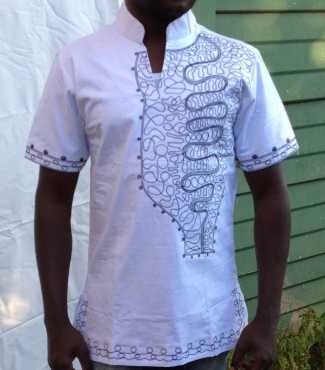 Brand new Men s top with embroidery