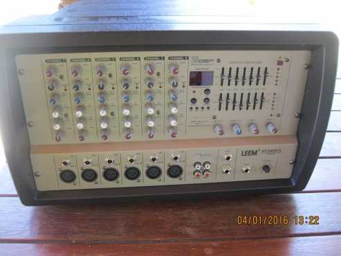 Brand New Mixer, Speakers, Stands for sale