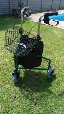 Brand new, never been used, 3 wheel walker