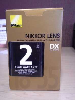 Brand new Nikkor 18-55mm Lens