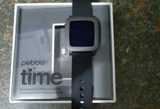 Brand New Pebble Time smartwatch to swop