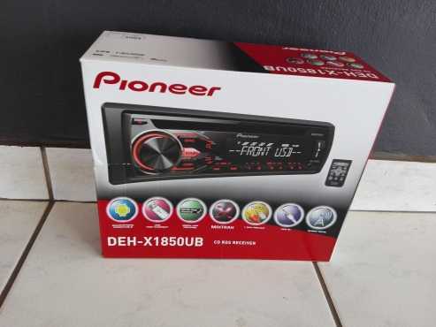 brand new pioneer car sterio.