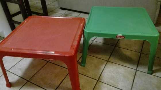 Brand New Plastic tables