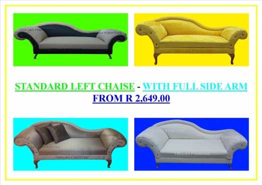 Brand New Relaxing Chaises With Full Side Arm For Sale