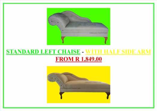 Brand New Relaxing Chaises With Half Side Arm For Sale