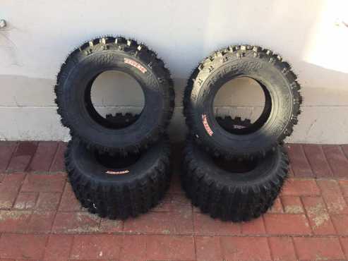 Brand new set of quad tyres