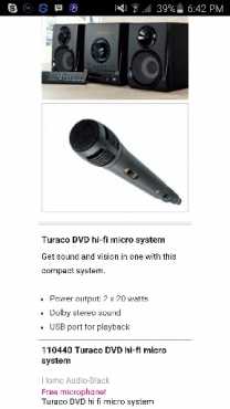 Brand new Turaco dvd home theater