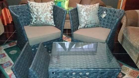 Brand new wicker loungerpatioset bargain