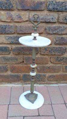 Brass and Marble Stand