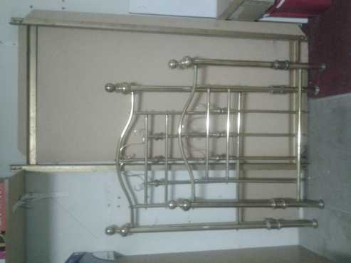 brass single bed