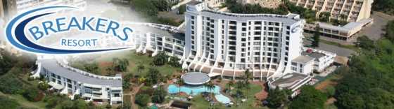 Breakers Hotel, Umhlanga available over rage 2016