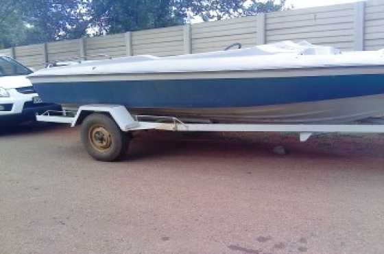 breakneck trailer with boat ampstainless steel ski bar