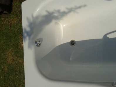 Brilliant White STEEL Standard Bath 1800mm x 800mm