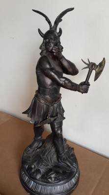 Bronze statue soldier for sale