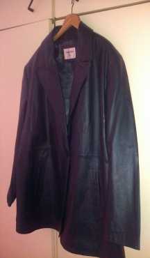 Brown 100 Nappa Leather Ladies Jacket in Excellent Condition