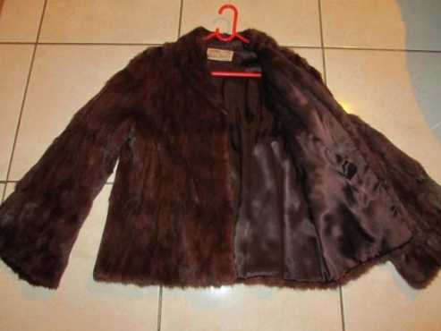 BROWN CANADIAN SQUIRREL FUR COAT