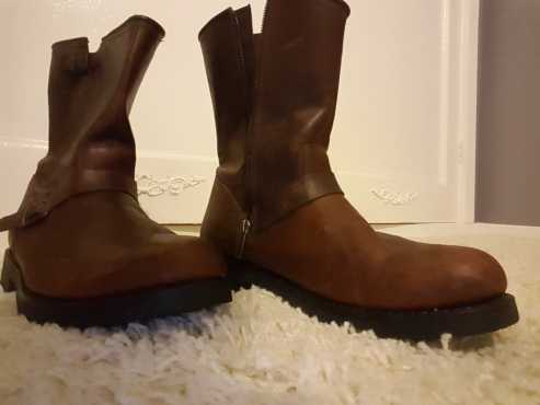 Brown Harley Davidson Boots (worn twice)