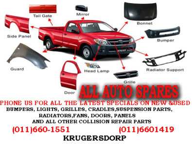 Bumpers,Lights,Grilles,Cradles,Suspension parts