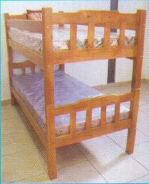 BUNKER BED, Mattress and ladder.