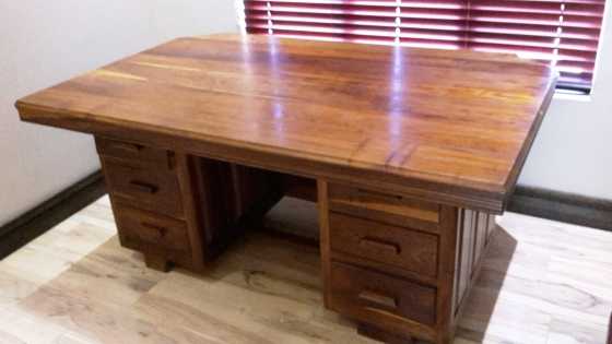 Burmese Teak Desk