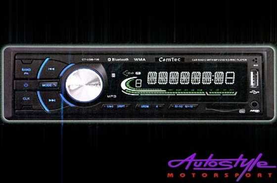 Camtec Media Player with USB, Bluetooth amp Front Auxillary