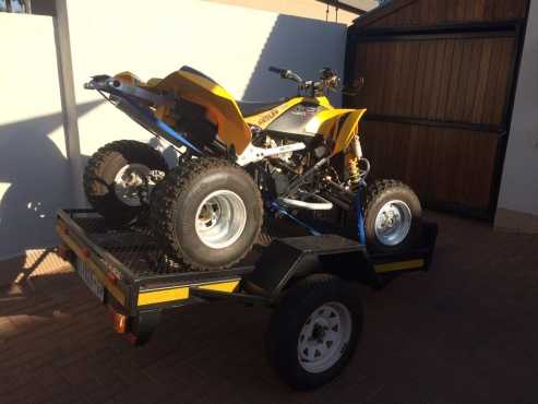 Canam 450 efi with trailer