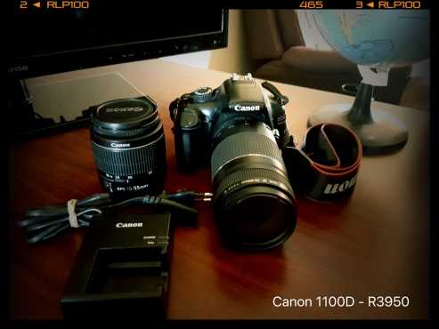 Canon 1100d with 2 Lenses