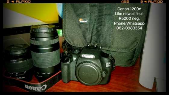 Canon 1200d Like New