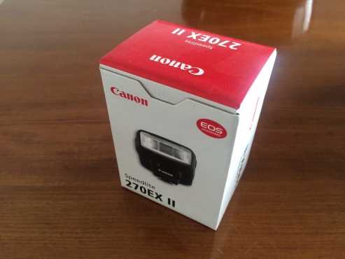 Canon 270 EXII Flash Brand New in box.