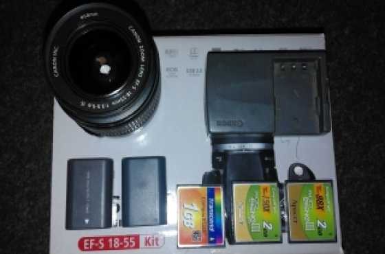 Canon 350D with 18-55mm IS Lens amp Accessories