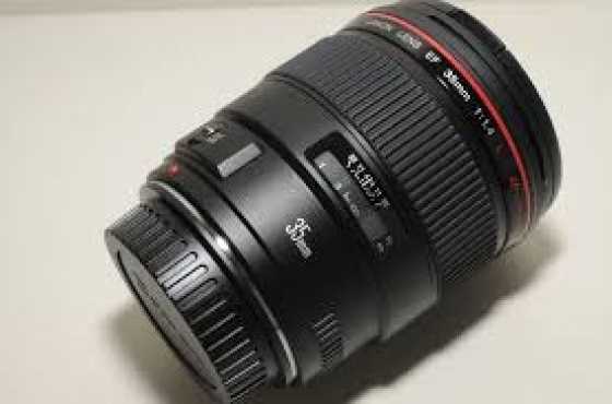 Canon 35mm 1.4F Lens