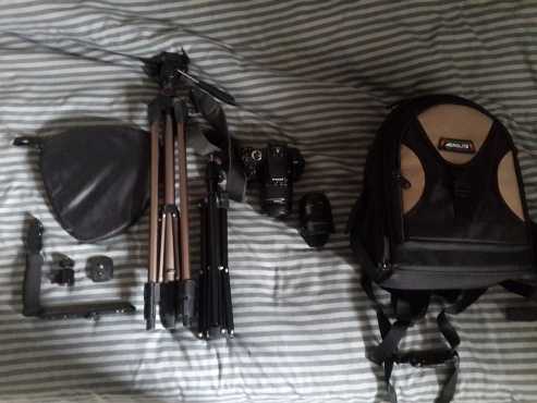 canon 400d with extras
