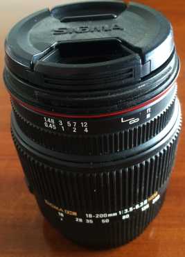 Canon 600D Camera amp Sigma 18-200mm Stabilized Lens