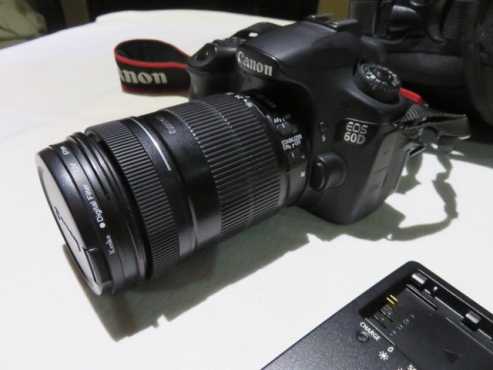 Canon 60D SLR Camera with Canon EF-S 18-135mm