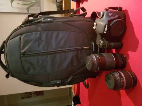 Canon 7D with 2 lenses