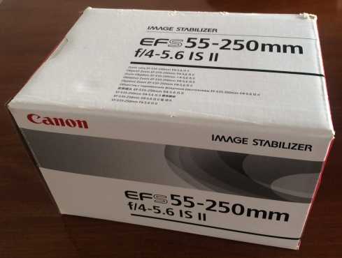 Canon EF-S 55-250 Image Stabilized Lens