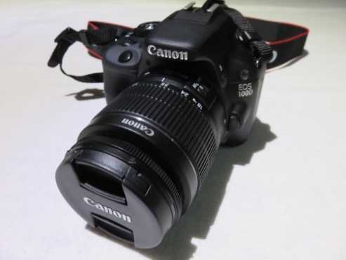 Canon EOS 100D DSLR with EF-S 18-55mm