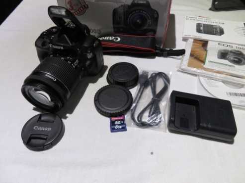 Canon EOS 100D DSLR with EF-S 18-55mm f3.5-5.6 STM Lens