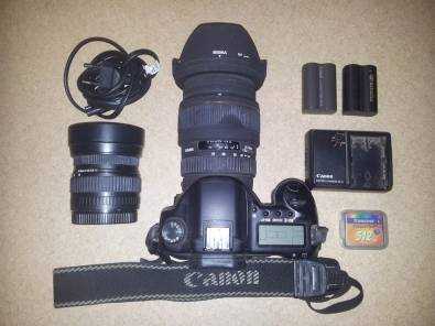 Canon EOS 10D DSLR and accessories