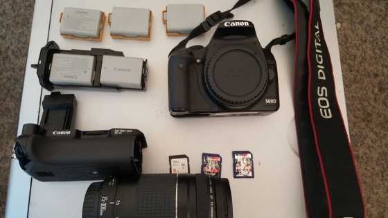 Canon EOS 500D  accessories